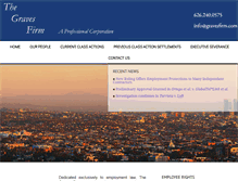 Tablet Screenshot of gravesfirm.com